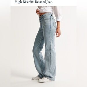 Abercrombie & Fitch Light Blue High Rise Women Jeans
